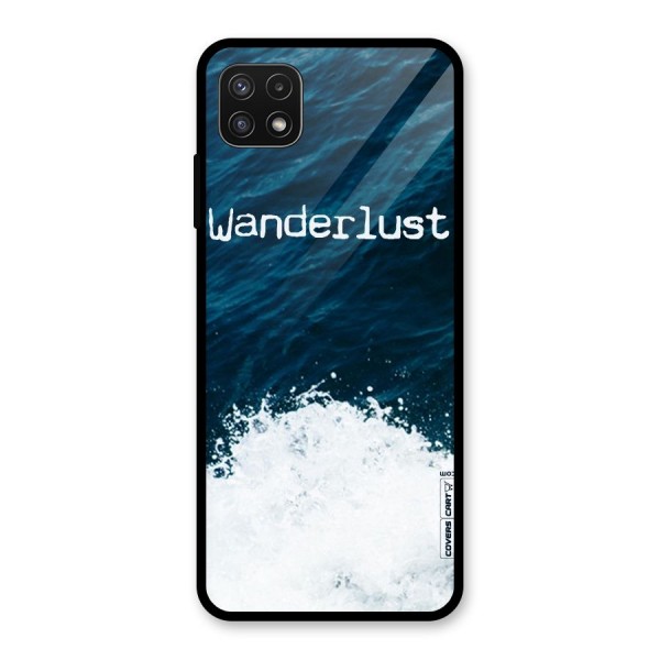 Ocean Wanderlust Glass Back Case for Galaxy A22 5G