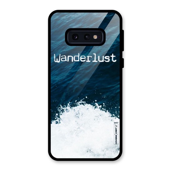 Ocean Wanderlust Glass Back Case for Galaxy S10e