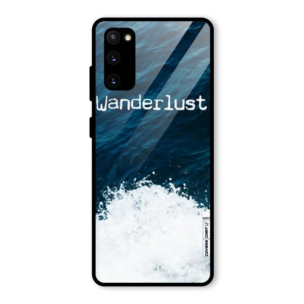 Ocean Wanderlust Glass Back Case for Galaxy S20 FE