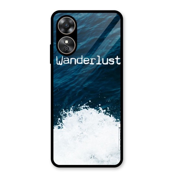 Ocean Wanderlust Glass Back Case for Oppo A17