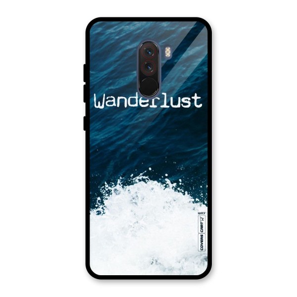 Ocean Wanderlust Glass Back Case for Poco F1