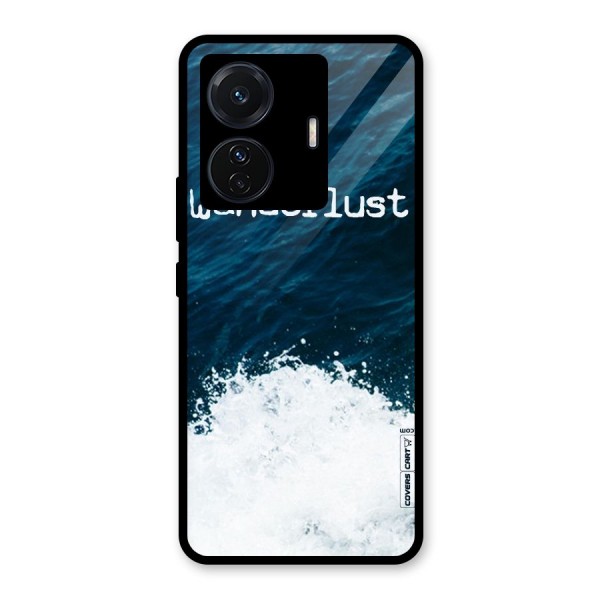 Ocean Wanderlust Glass Back Case for Vivo T1 Pro