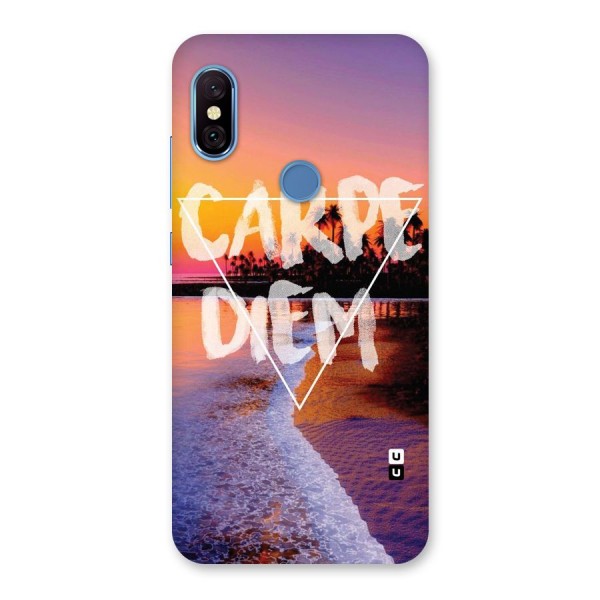 Oceanic Diem Back Case for Redmi Note 6 Pro