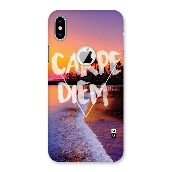 Oceanic Diem Back Case for iPhone XS Logo Cut