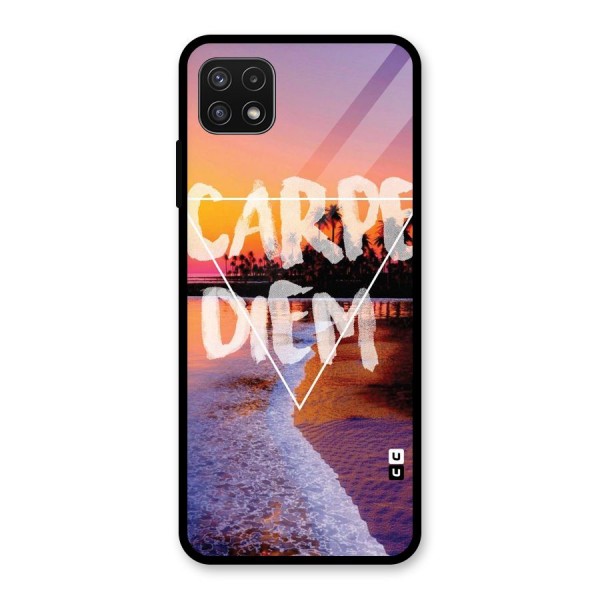 Oceanic Diem Glass Back Case for Galaxy A22 5G