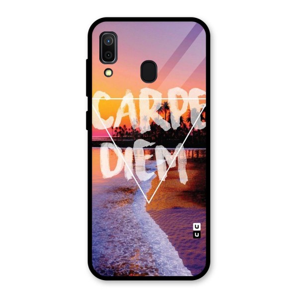 Oceanic Diem Glass Back Case for Galaxy A30