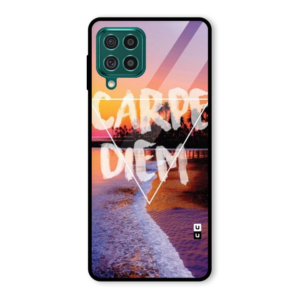 Oceanic Diem Glass Back Case for Galaxy F62