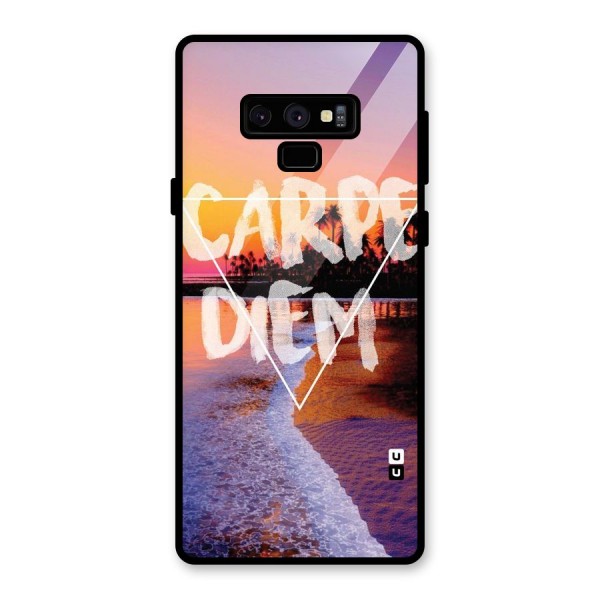 Oceanic Diem Glass Back Case for Galaxy Note 9