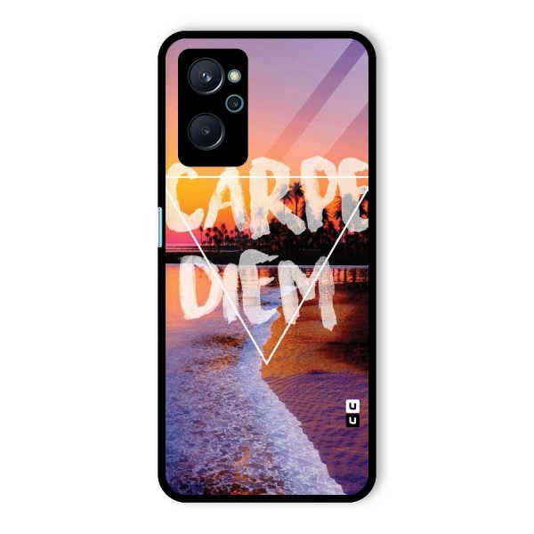 Oceanic Diem Glass Back Case for Realme 9i