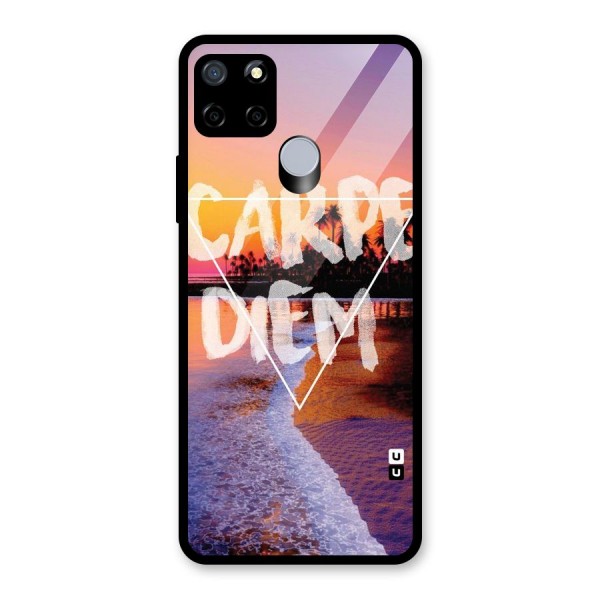 Oceanic Diem Glass Back Case for Realme C12