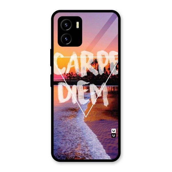 Oceanic Diem Glass Back Case for Vivo Y15s