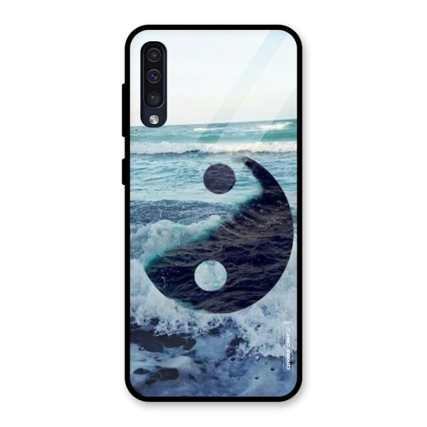 Oceanic Peace Design Glass Back Case for Galaxy A50s