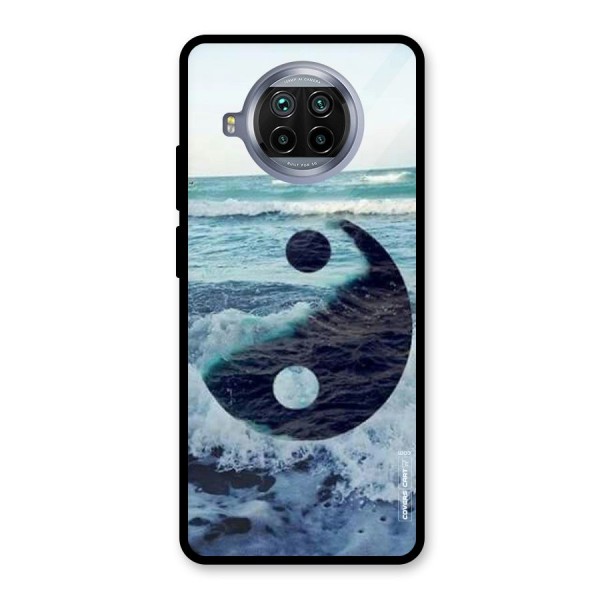 Oceanic Peace Design Glass Back Case for Mi 10i