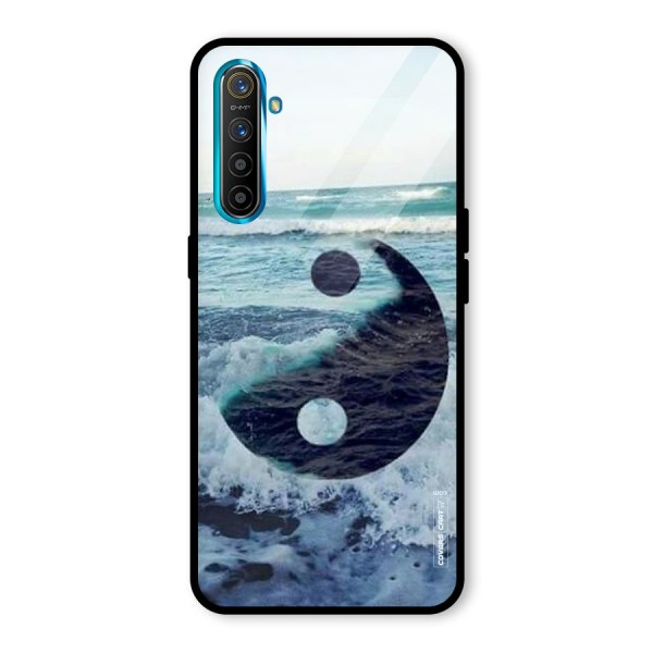 Oceanic Peace Design Glass Back Case for Realme XT