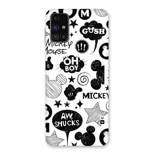 Oh Boy Design Back Case for Galaxy M31s