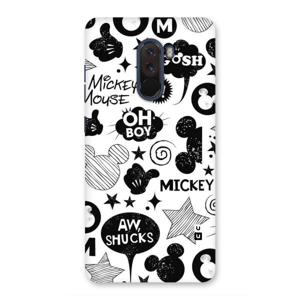 Oh Boy Design Back Case for Poco F1