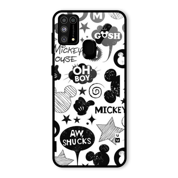 Oh Boy Design Glass Back Case for Galaxy M31