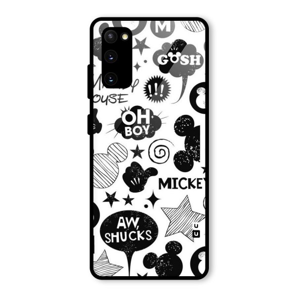 Oh Boy Design Glass Back Case for Galaxy S20 FE 5G