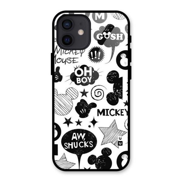 Oh Boy Design Glass Back Case for iPhone 12