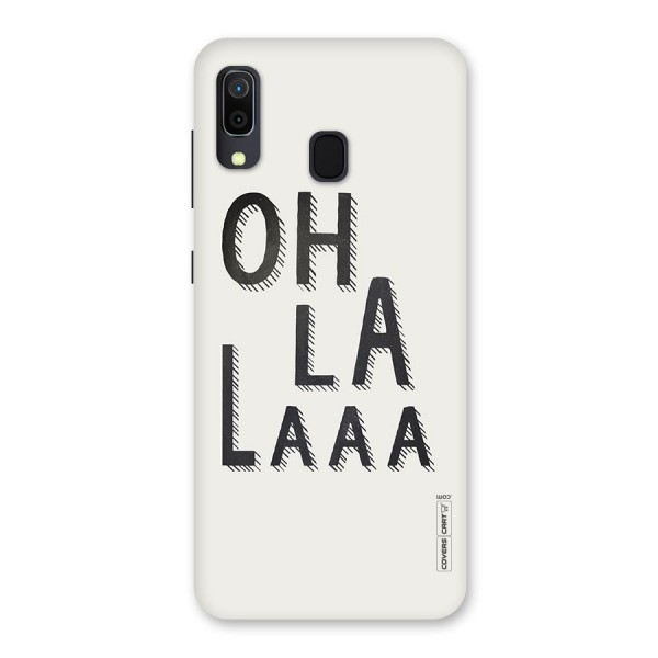 Oh La La Back Case for Galaxy A20