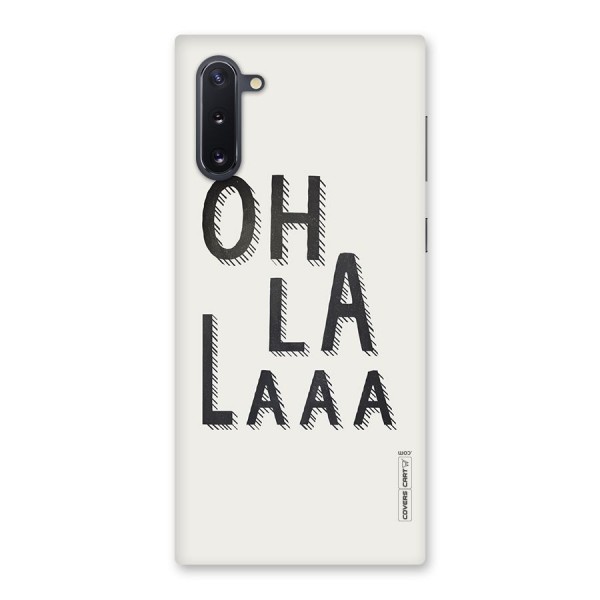 Oh La La Back Case for Galaxy Note 10