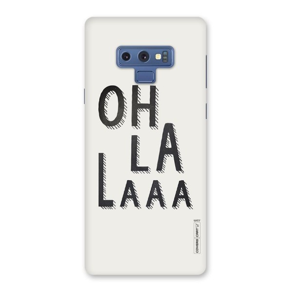 Oh La La Back Case for Galaxy Note 9