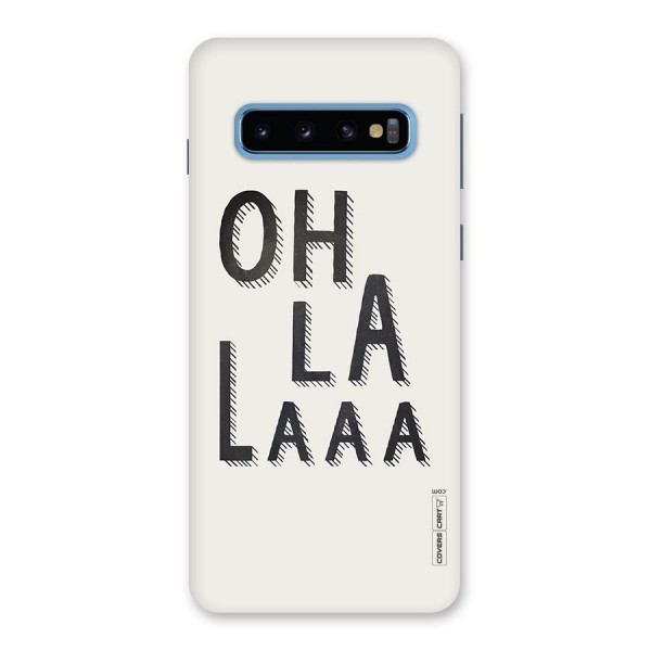 Oh La La Back Case for Galaxy S10