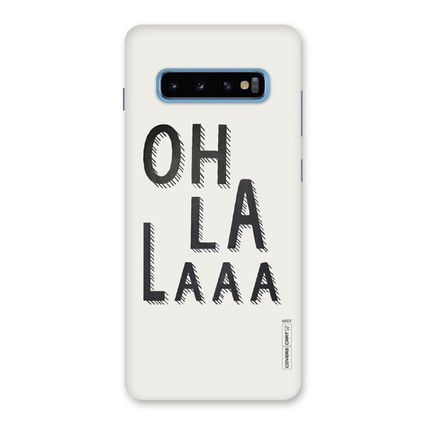 Oh La La Back Case for Galaxy S10 Plus