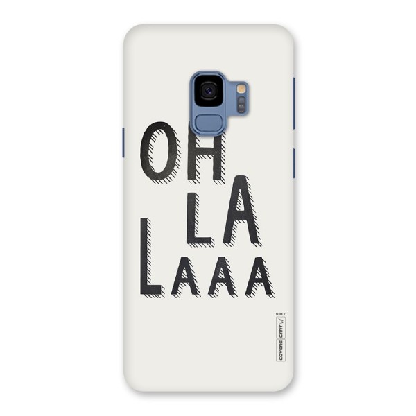 Oh La La Back Case for Galaxy S9