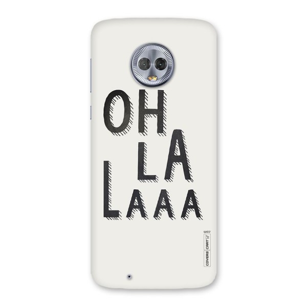 Oh La La Back Case for Moto G6