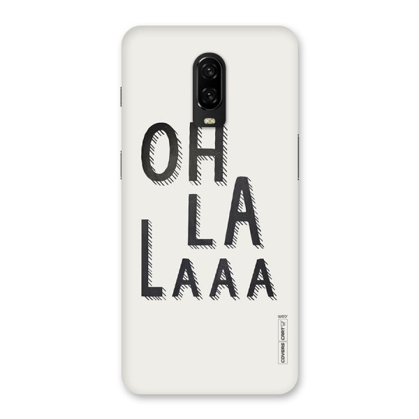 Oh La La Back Case for OnePlus 6T