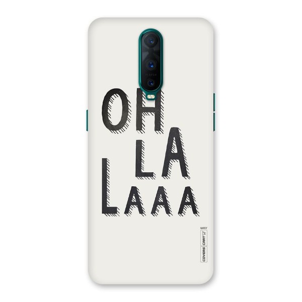 Oh La La Back Case for Oppo R17 Pro