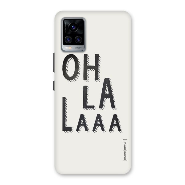 Oh La La Back Case for Vivo V20 Pro