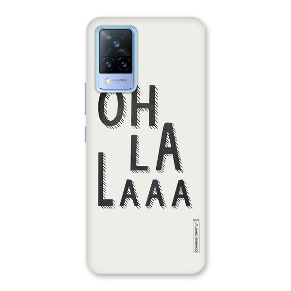 Oh La La Back Case for Vivo V21 5G