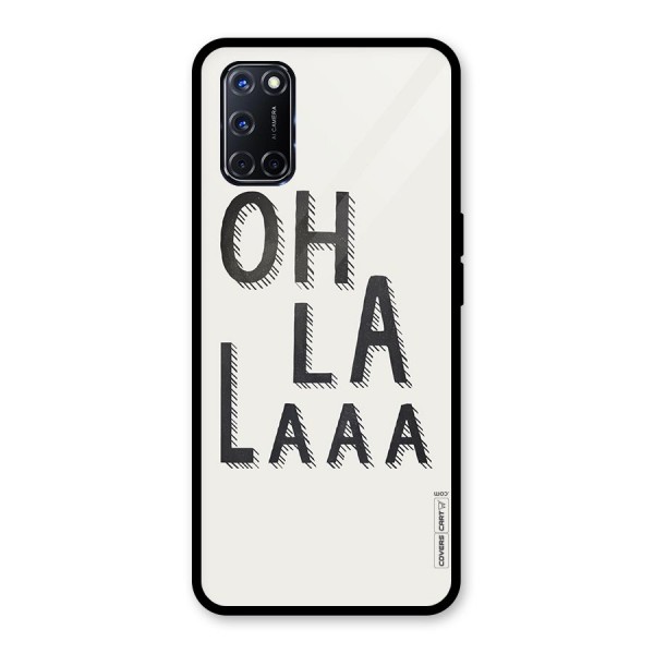 Oh La La Glass Back Case for Oppo A52