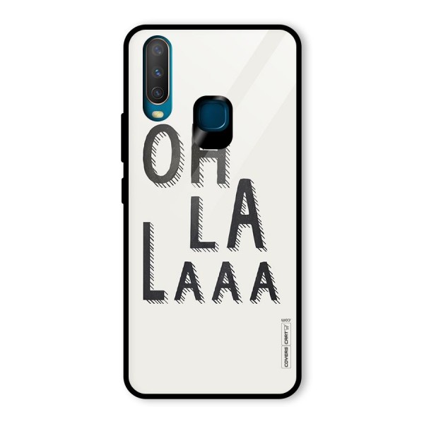 Oh La La Glass Back Case for Vivo Y12