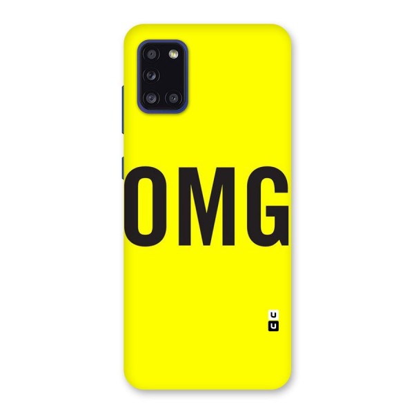 Oh My God Back Case for Galaxy A31