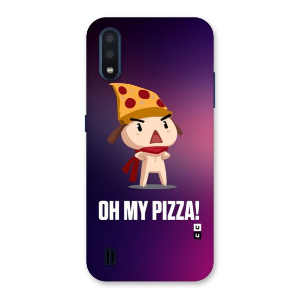 Oh My Pizza Back Case for Galaxy M01