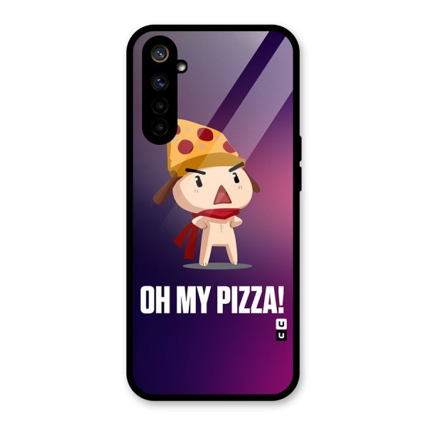 Oh My Pizza Glass Back Case for Realme 6