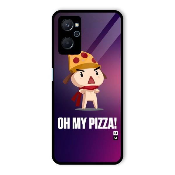 Oh My Pizza Glass Back Case for Realme 9i