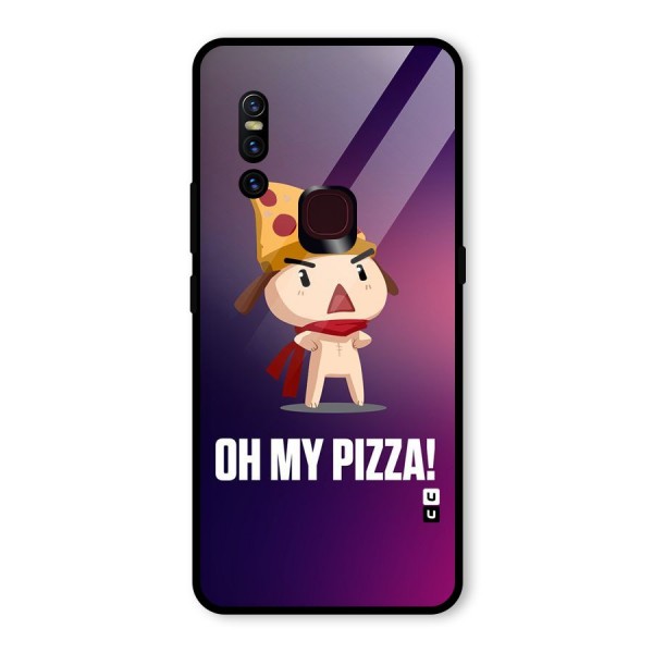 Oh My Pizza Glass Back Case for Vivo V15