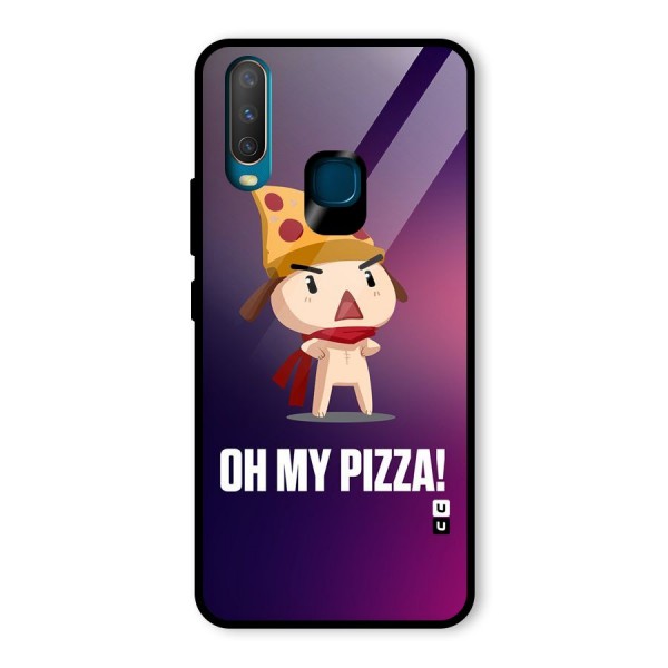 Oh My Pizza Glass Back Case for Vivo Y12