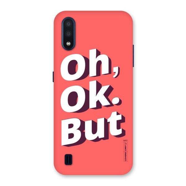 Oh Ok But Back Case for Galaxy M01