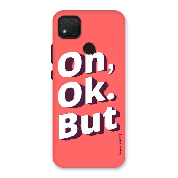 Oh Ok But Back Case for Redmi 9C