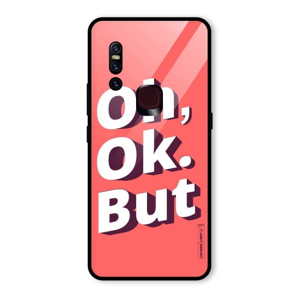 Oh Ok But Glass Back Case for Vivo V15