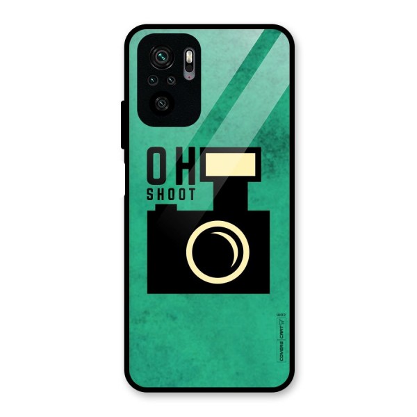 Oh Shoot Glass Back Case for Redmi Note 10