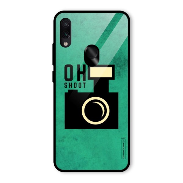 Oh Shoot Glass Back Case for Redmi Note 7