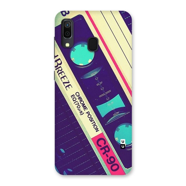 Old Casette Shade Back Case for Galaxy A20