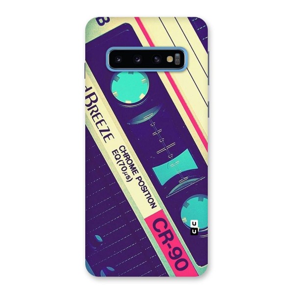 Old Casette Shade Back Case for Galaxy S10