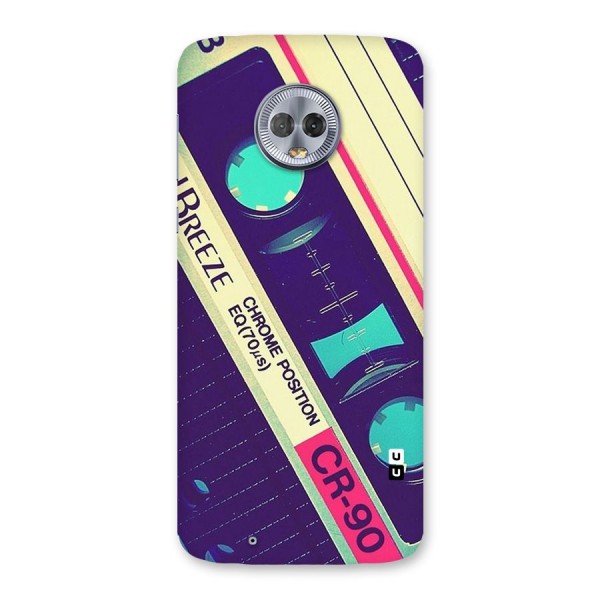 Old Casette Shade Back Case for Moto G6